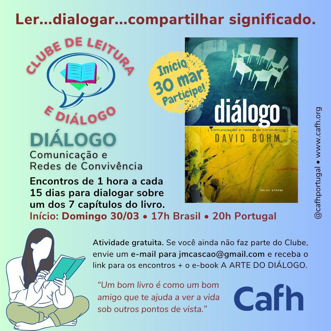 Clube de Leitura e Diálogo | Cafh Portugal