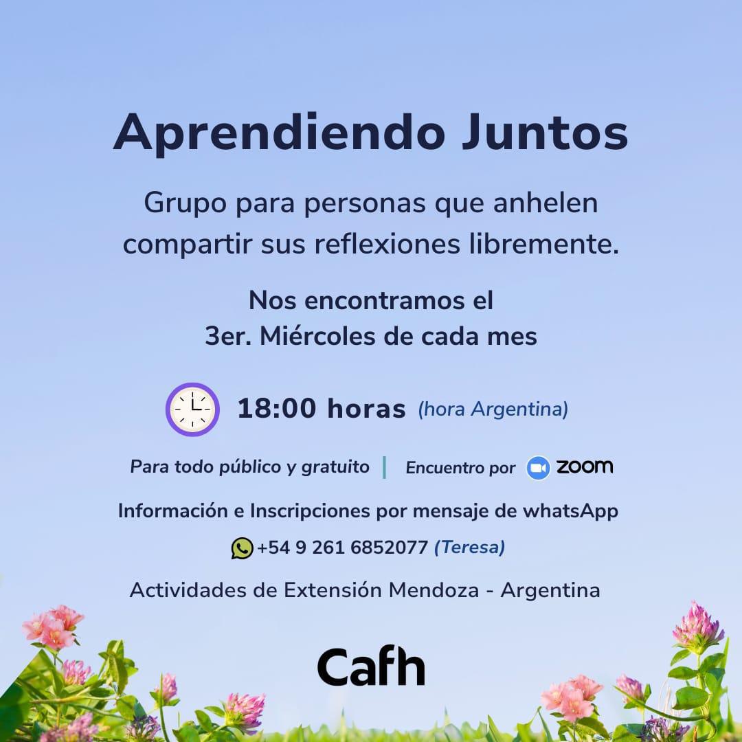 Aprendiendo Juntos | Cafh Argentina - Mendoza