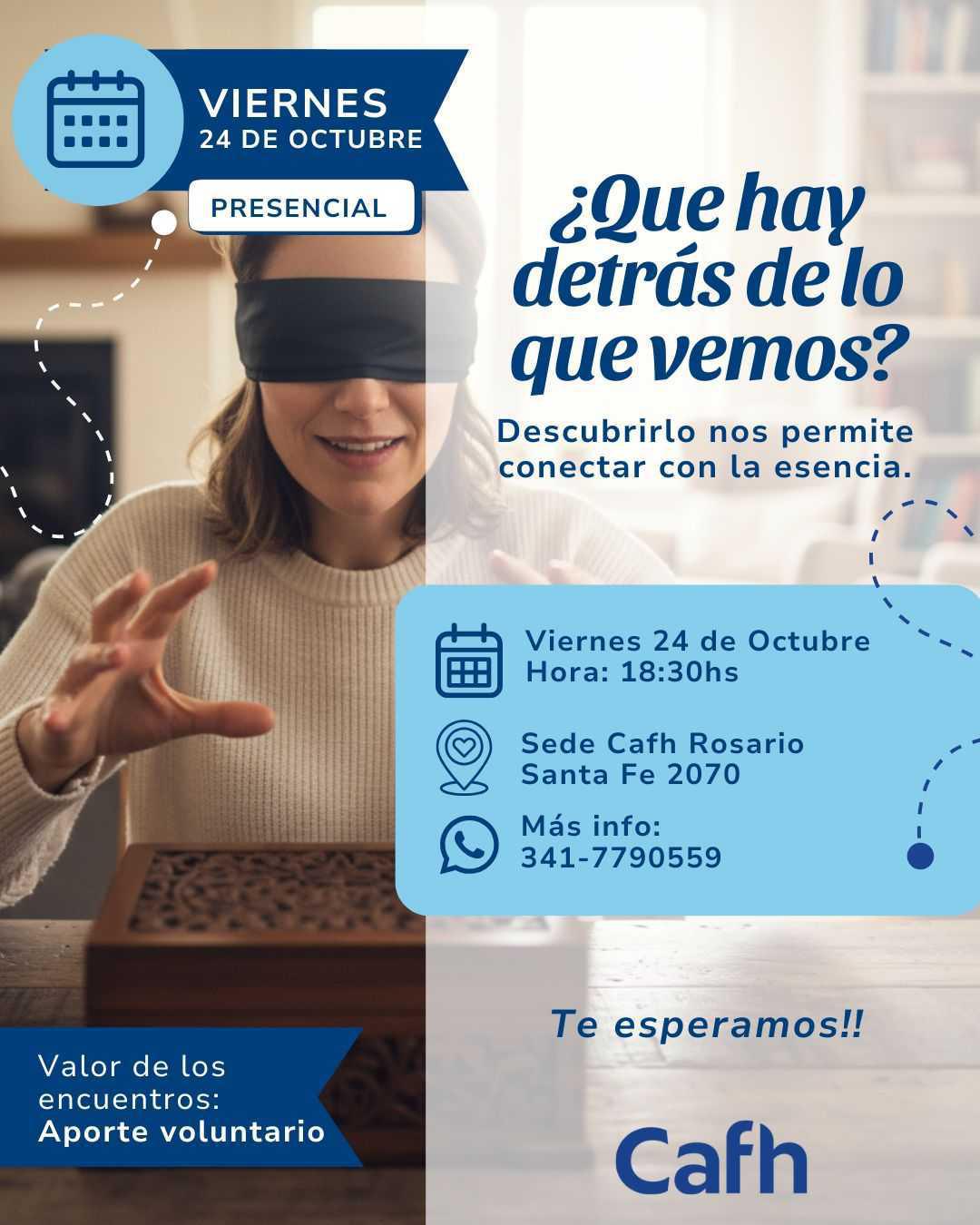 Qué hay detrás de lo que vemos? | Cafh Argentina -Rosario