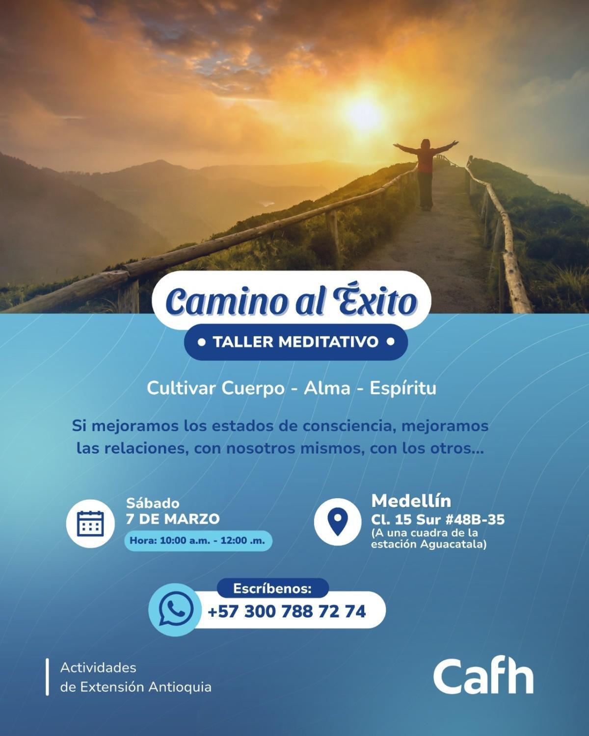 Taller Meditativo - presencial| Cafh Colombia - Medellín