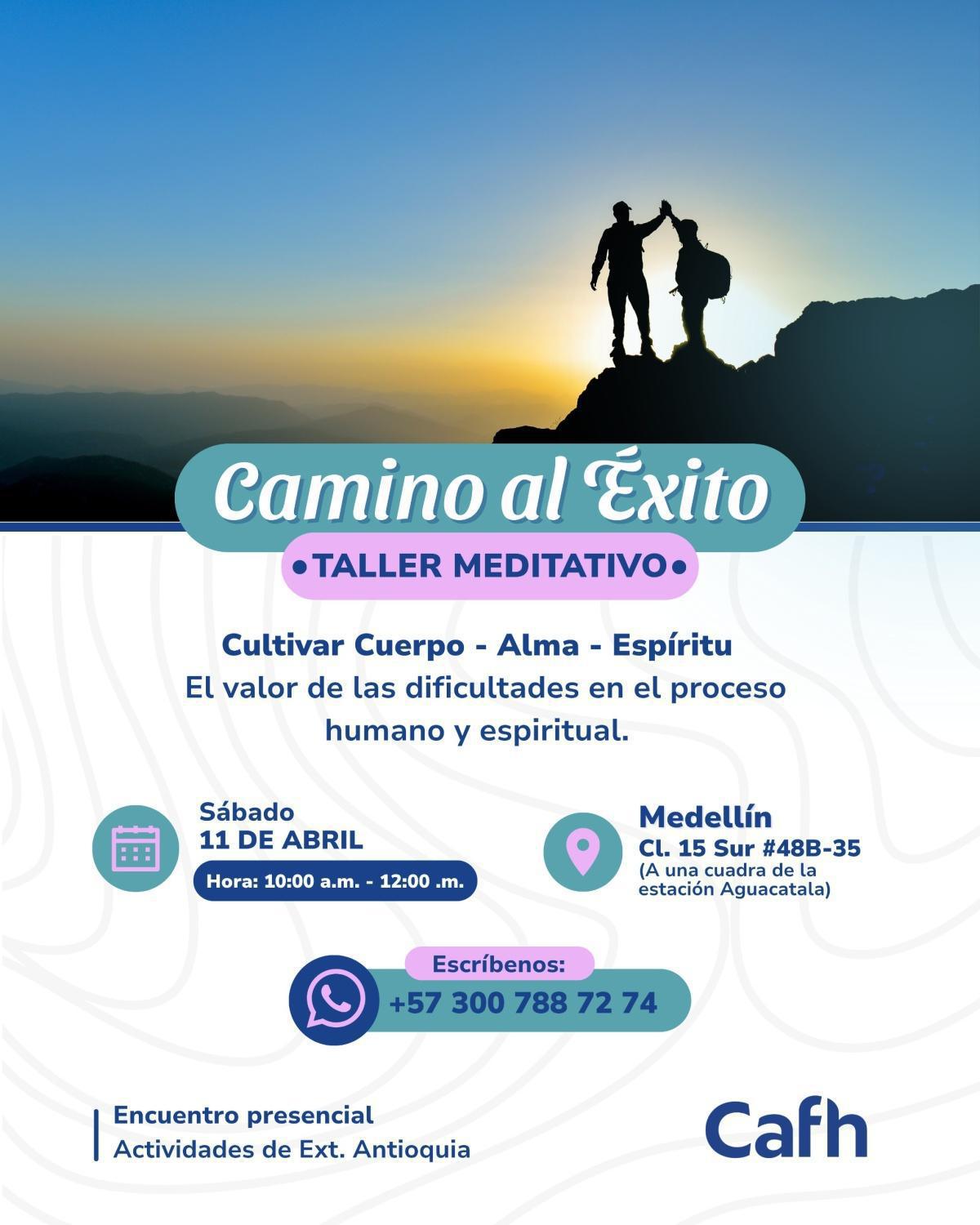 Taller Meditativo - presencial| Cafh Colombia - Medellín