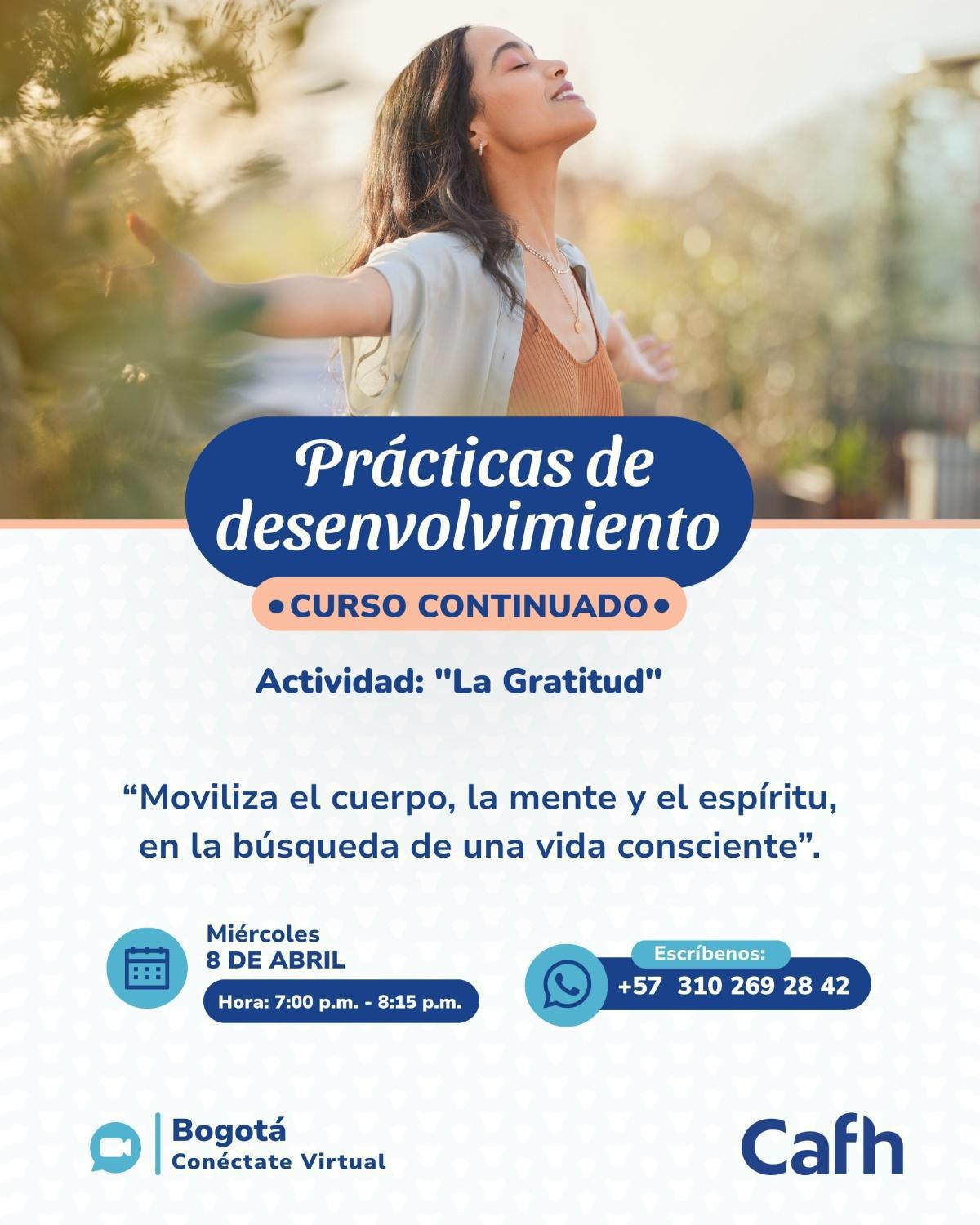 Prácticas de Desenvolvimiento - curso virtual miércoles | Cafh Colombia - Bogotá