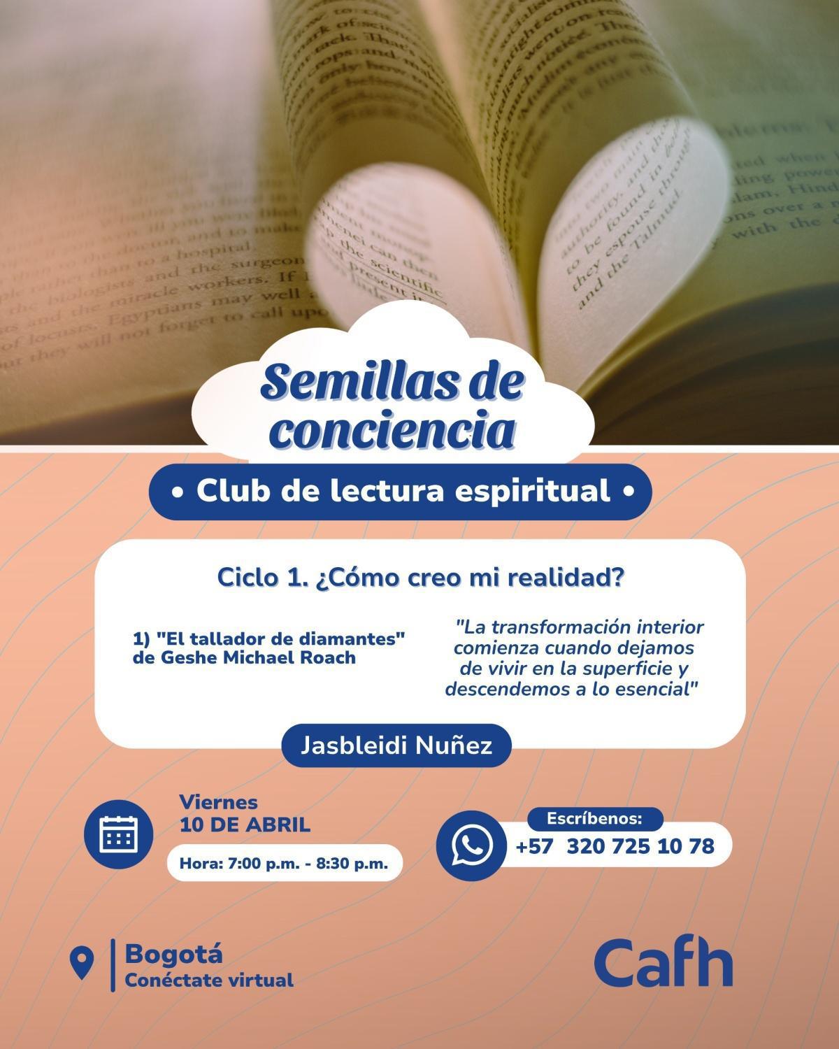 Semillas de Conciencia - Club de lectura | Cafh Colombia - Bogotá