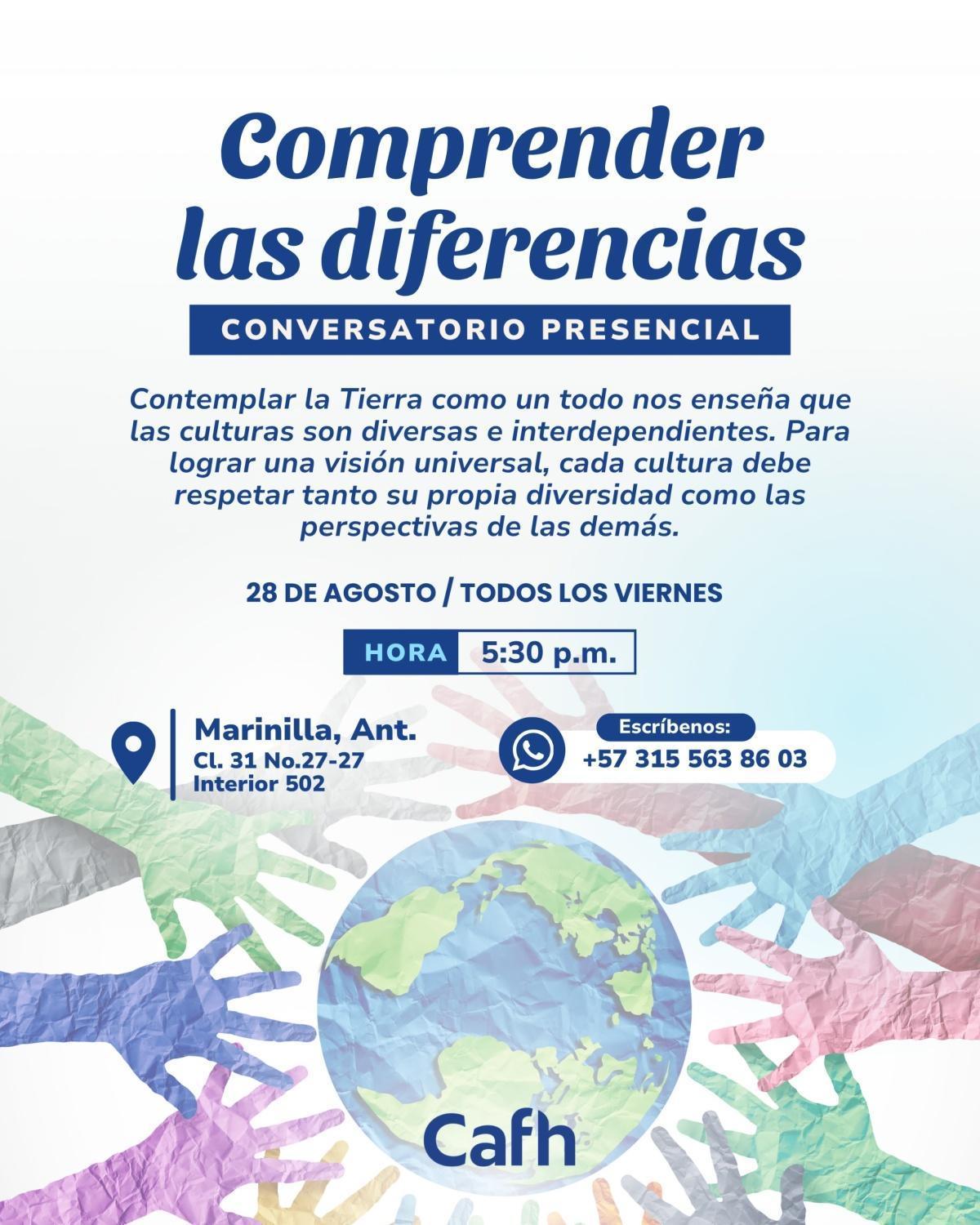 Conversatorio Presencial | Cafh Colombia - Antioquia