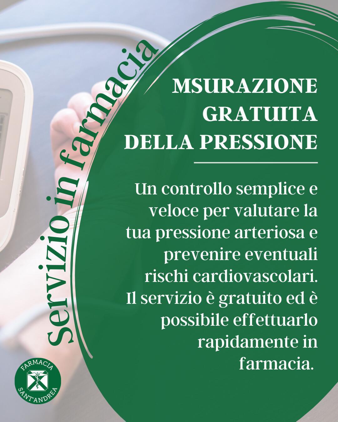 Misurazione gratuita della pressione!