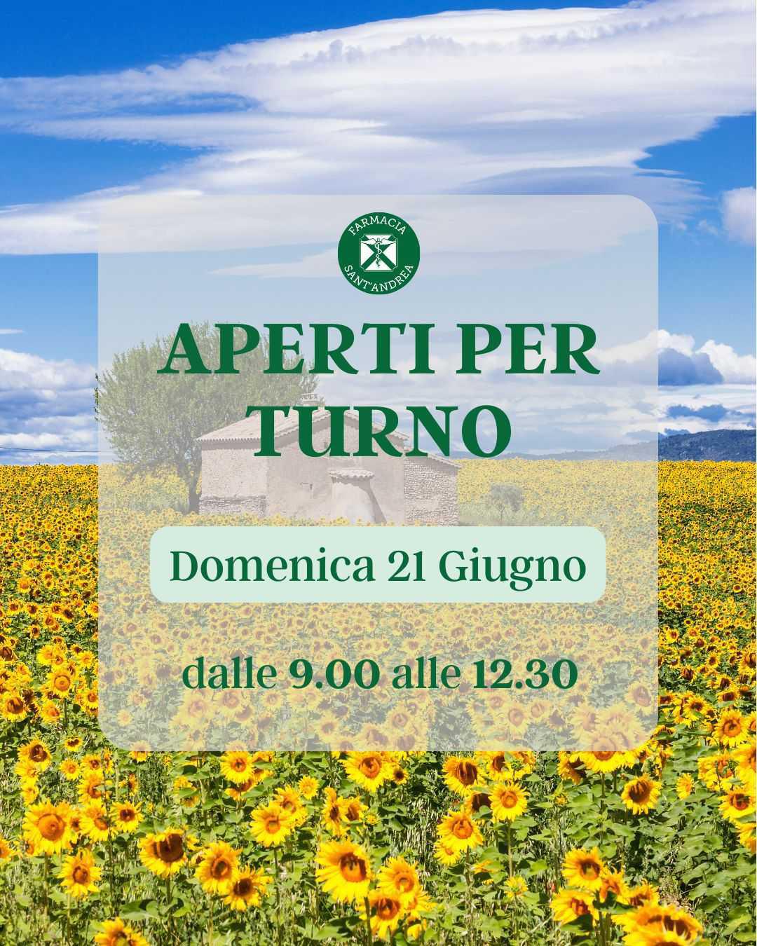 🔔 Aperti per turno 🔔