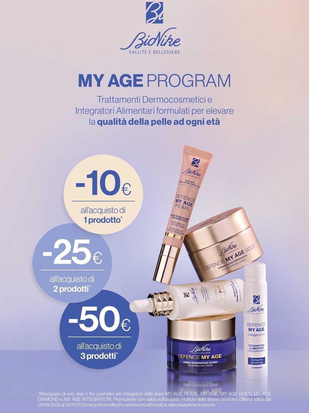 Promo Bionike 🤍 My Age Program Promo Bionike 🤍 My Age Program