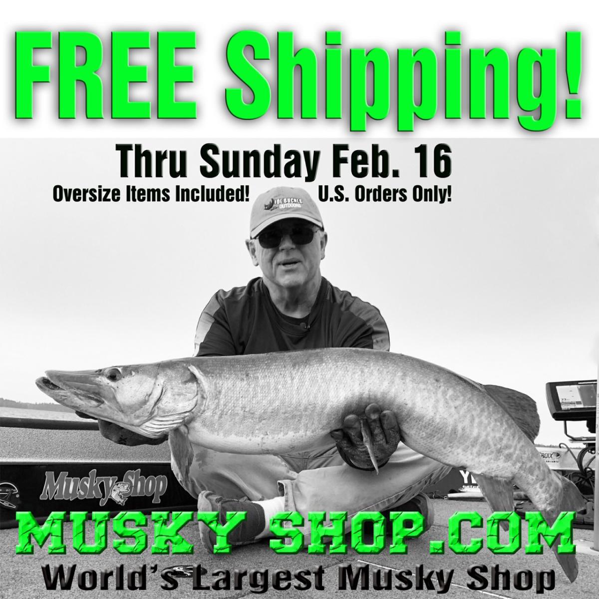 Milwaukee Musky Show & Free Shipping Musky Shop