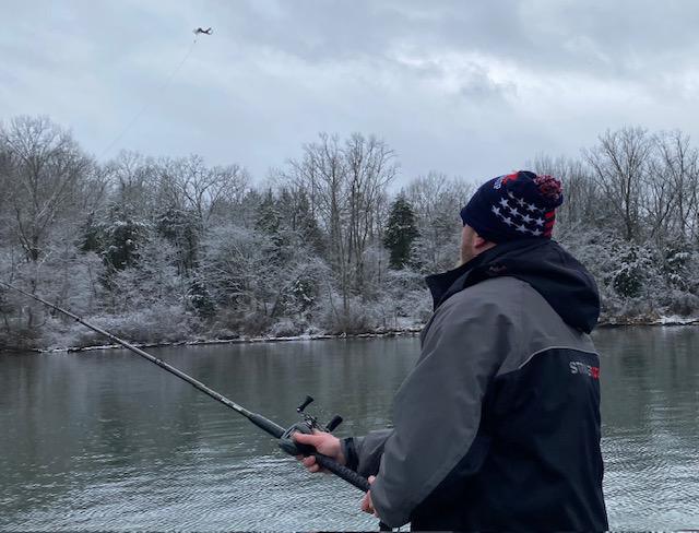 Winter Musky Fishing Equals Broken Gear. 