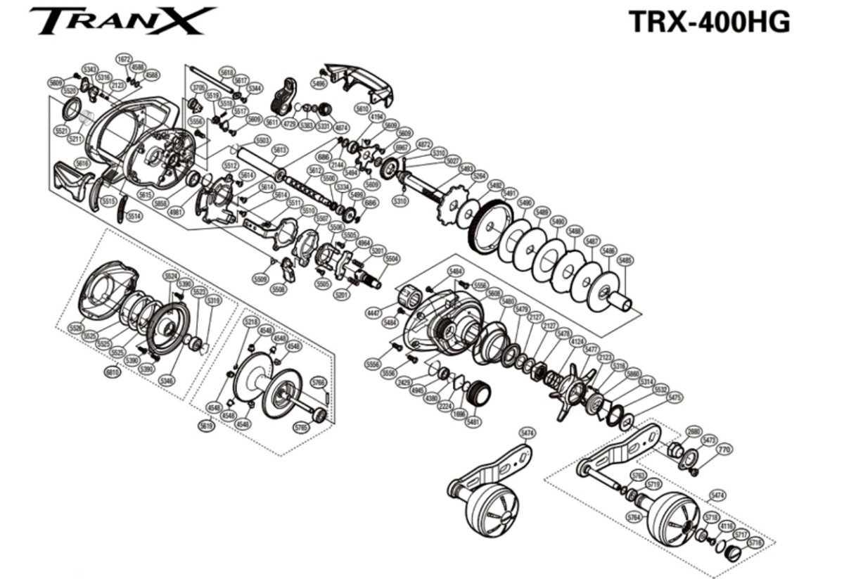 Shimano Tranx 400 Blow Out Schematic 