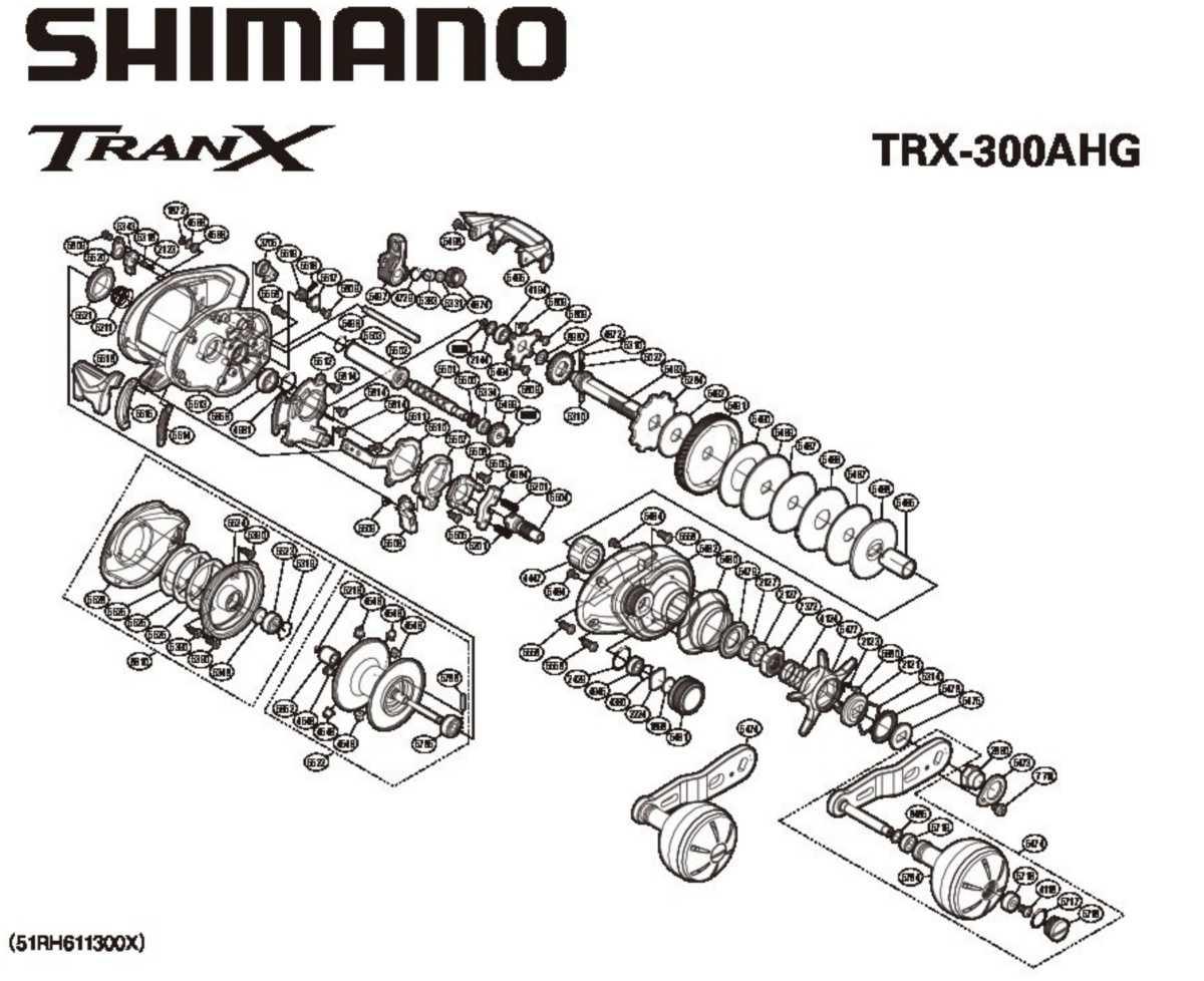 Shimano Tranx 300 Blow Out Schematic 