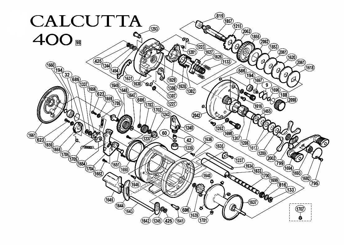 Shimano Calcutta Blow Out Schematic 