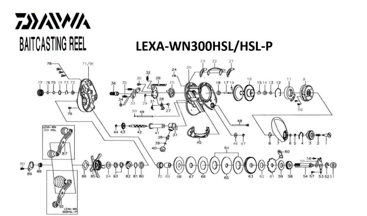 Diawa Lexa Blow Out Schematic 