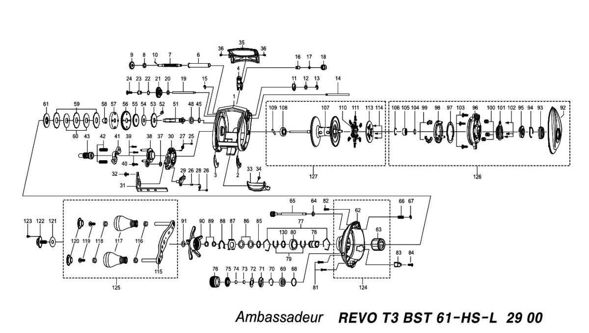 Abu Garcia Beast T3 Blow Out Schematic 