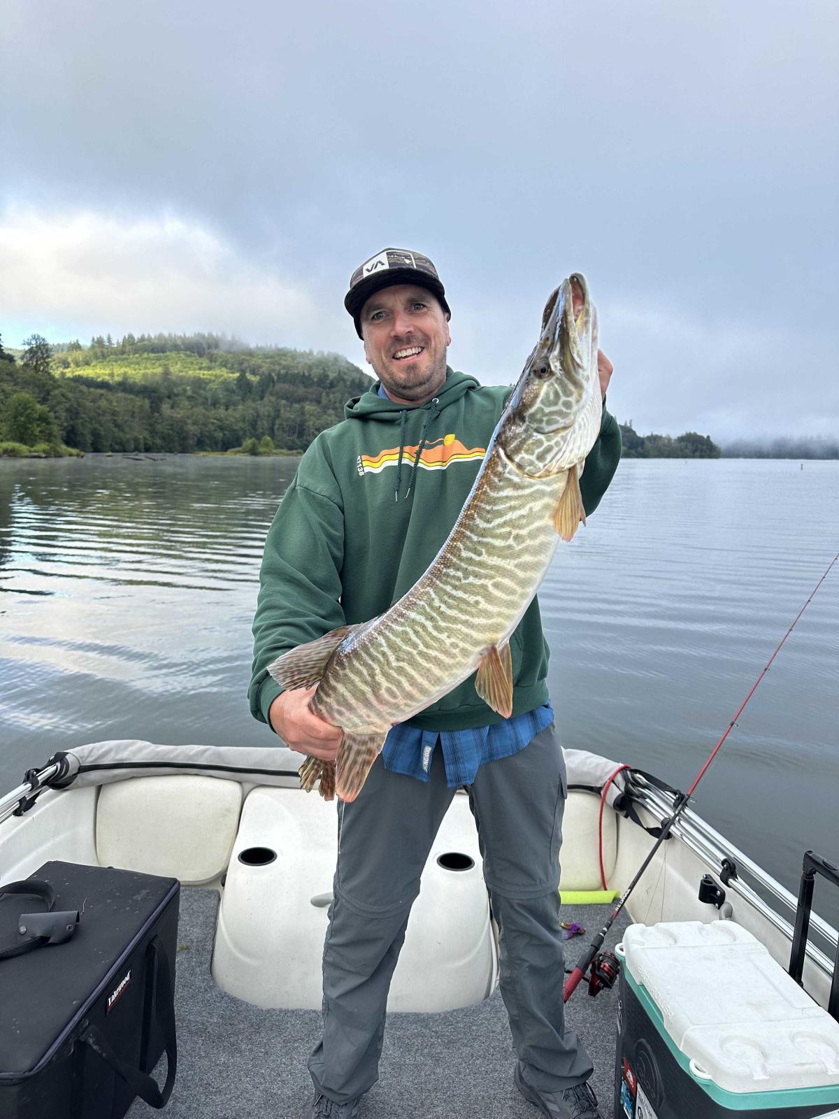 Brook Knoepfle with his first Muskie!!