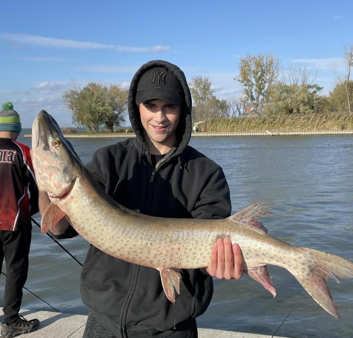 Caught on a white restless rider at lake st Clair 