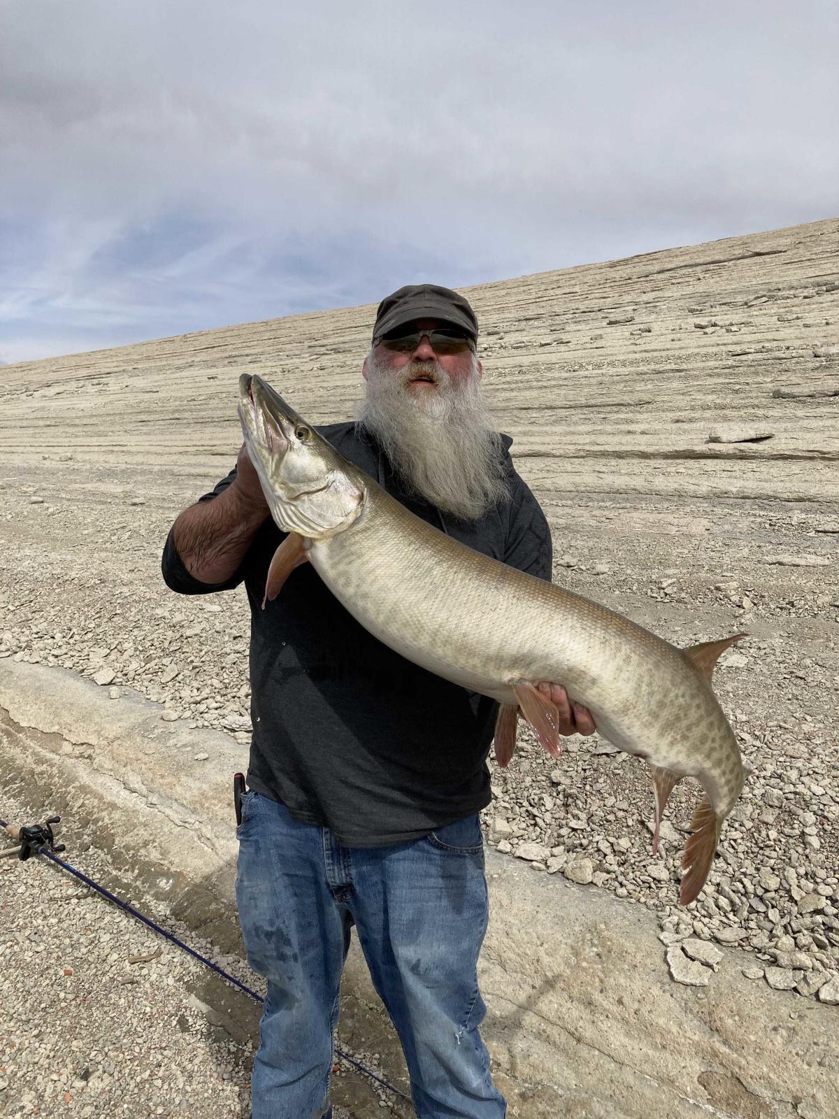 45 inch musky caught on the new haku glider