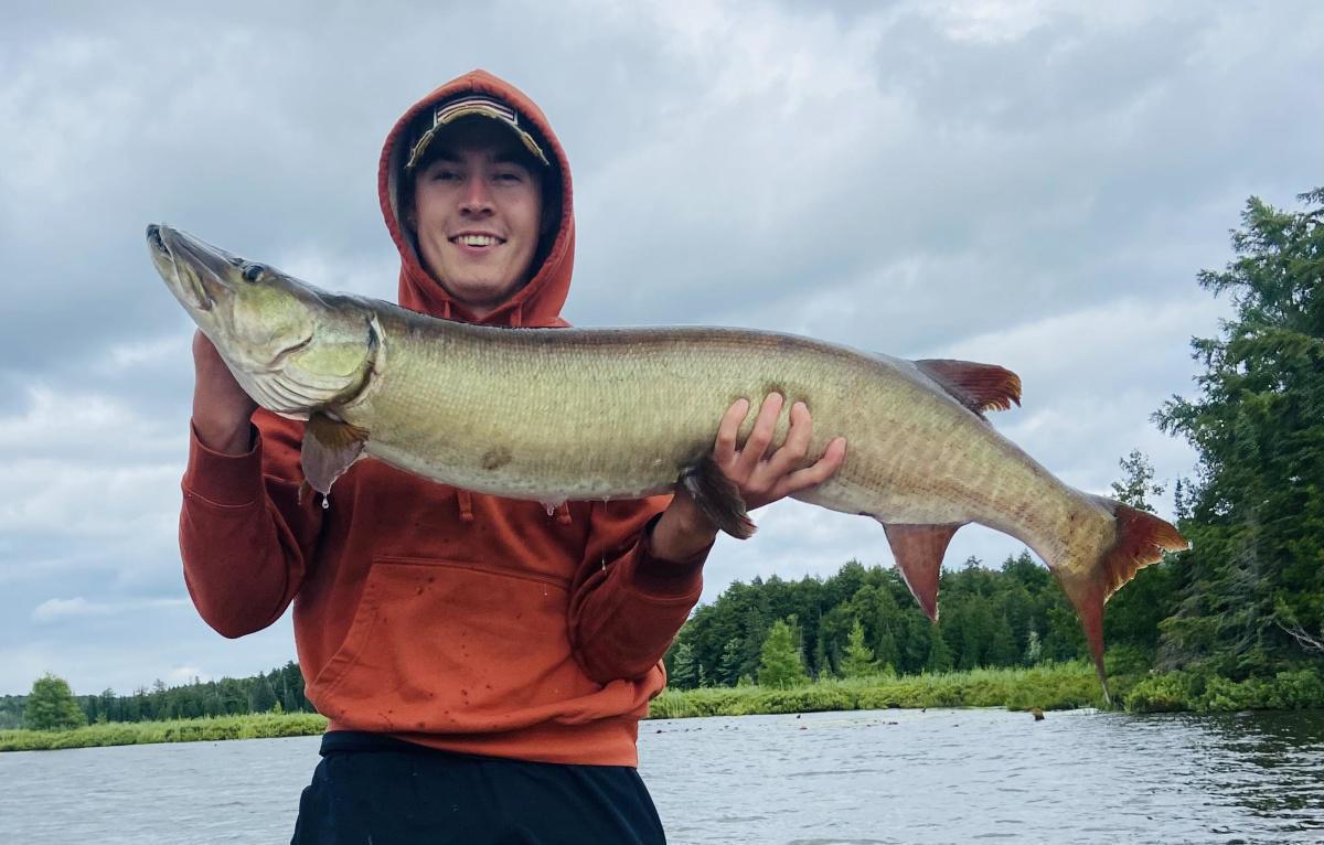 First Musky! 44 on a bucktail.