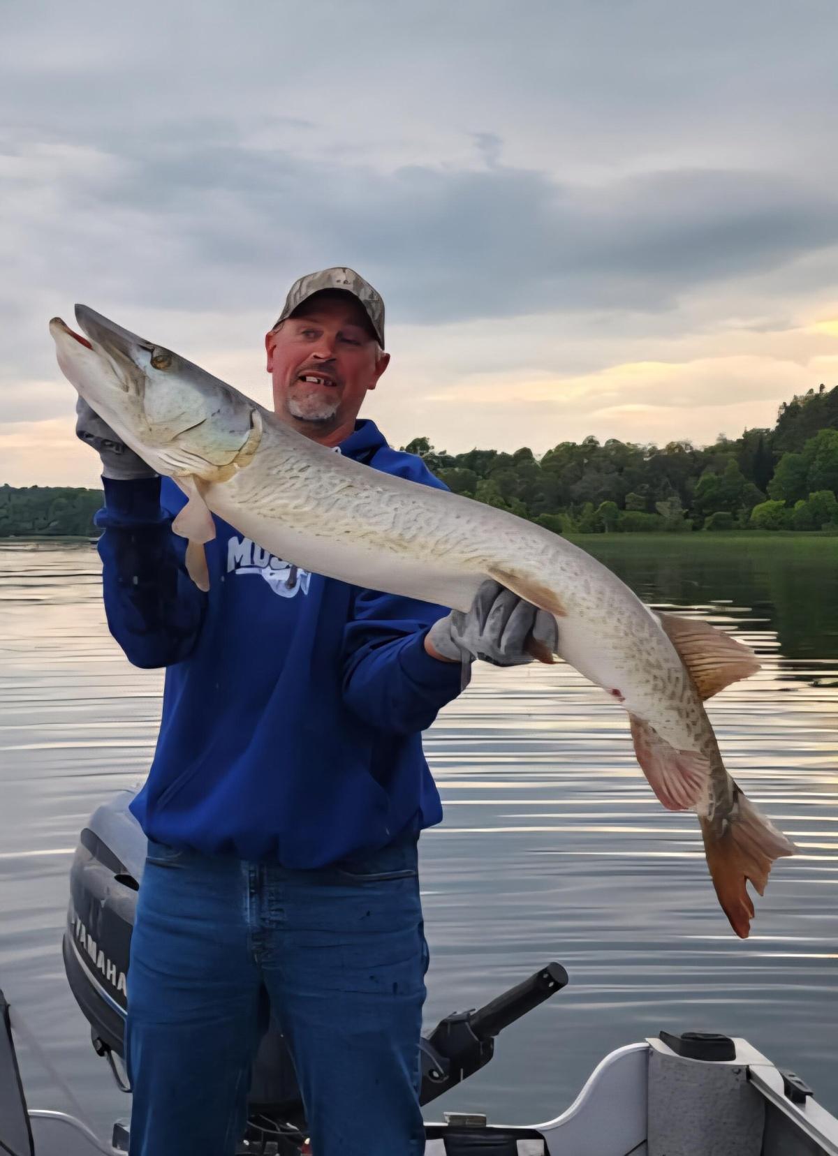 Eagle lake on a Musky Mayhem Bucktail