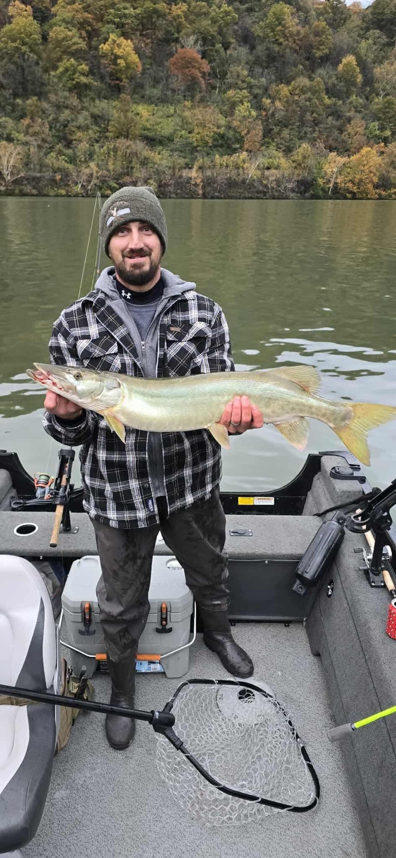First muskie 36 inch. Pa