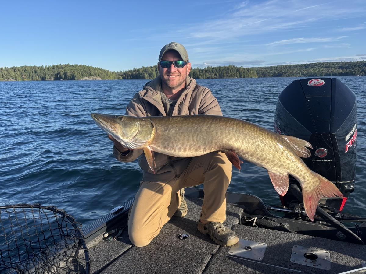 Big one in the net