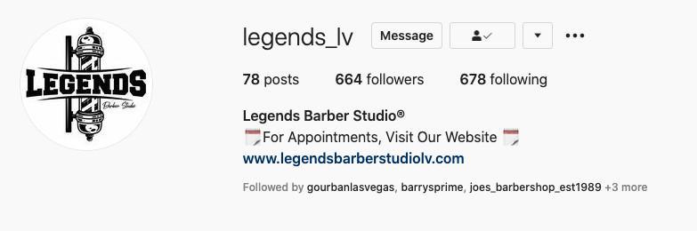 Legends Barber Studio®️ - español