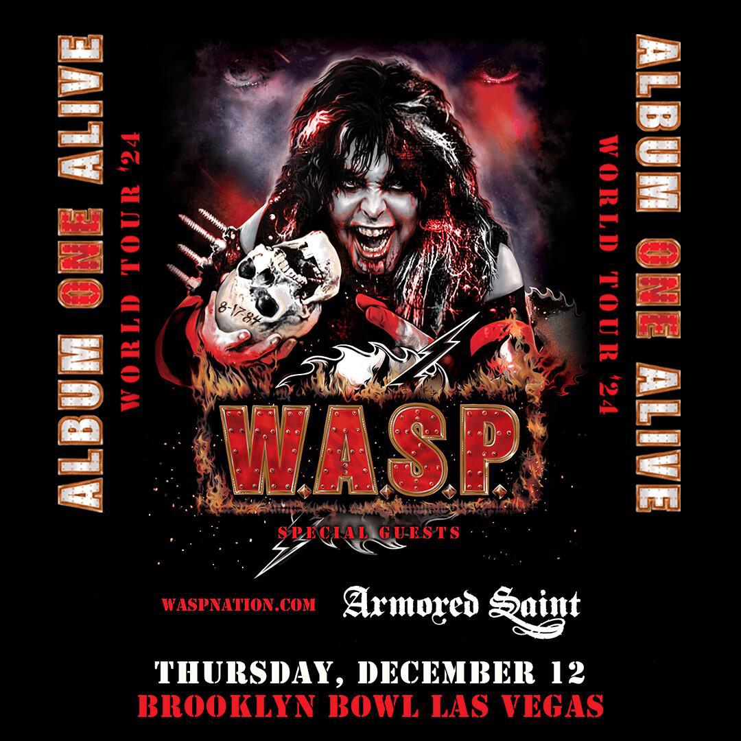 W.A.S.P. Album One Alive World Tour @ Brooklyn Bowl