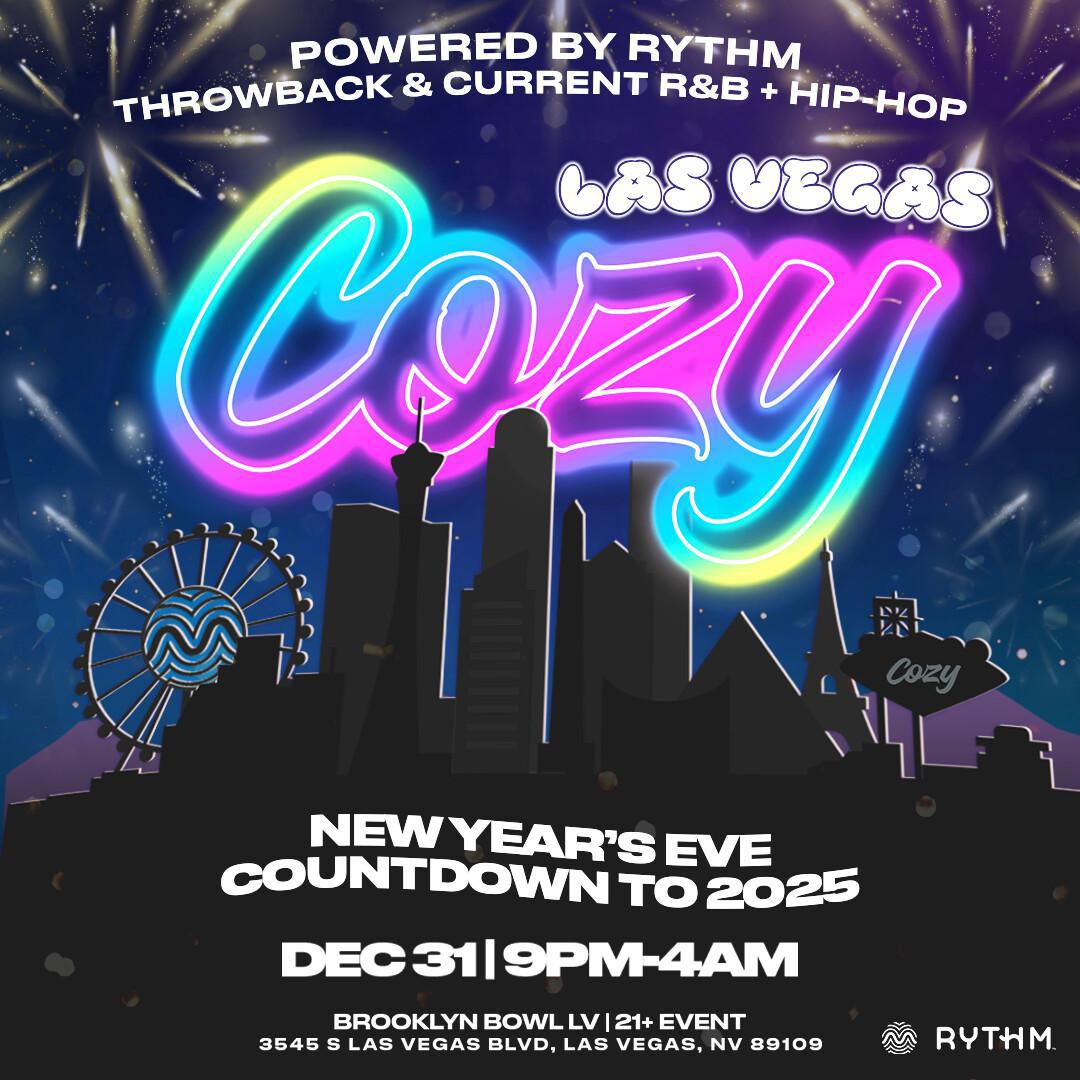 Cozy's NYE Countdown to 2025: Throwback + Current R&B / Hip-Hop @ Brooklyn Bowl