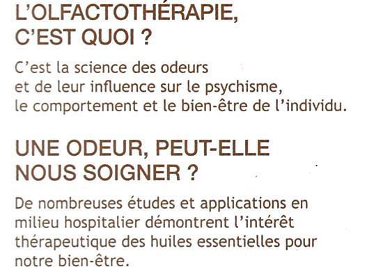 Olfactothérapie - Promo 