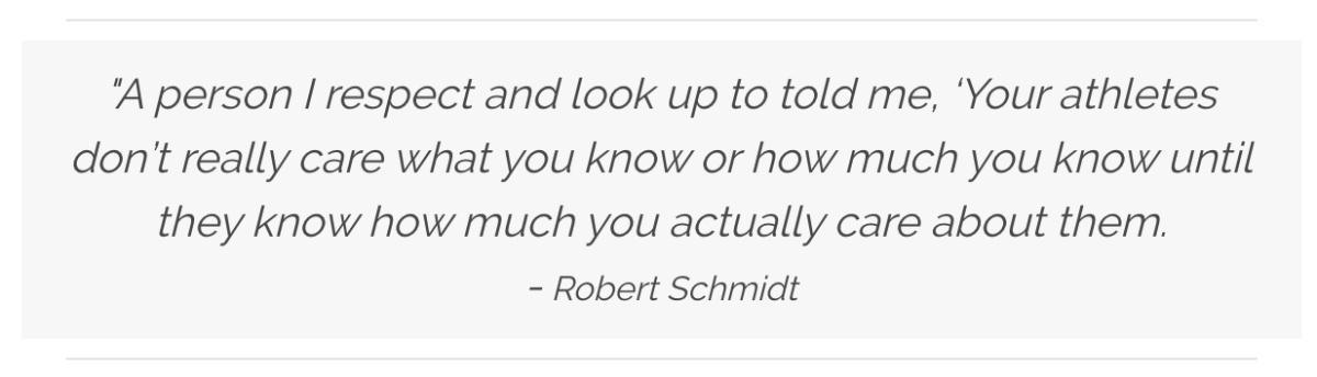 Robert Schmidt '12 - Assistant Director of Athletics