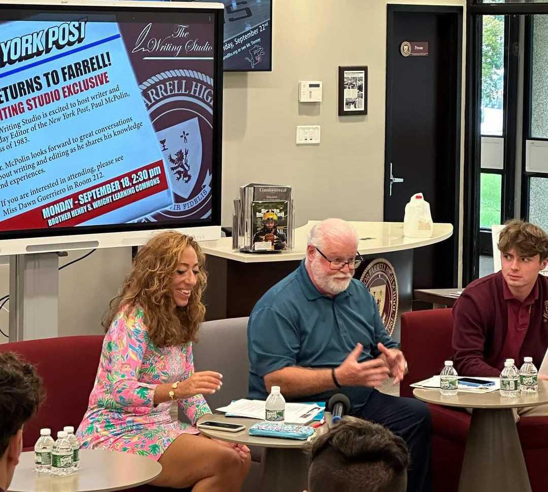 From the Press Room: NY Post Editor Brings Experiences to Farrell From the Press Room: NY Post Editor Brings Experiences to Farrell