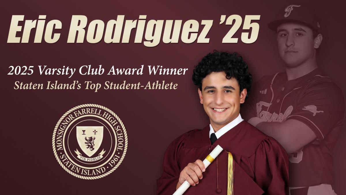 Eric Rodriguez Wins Varsity Club Award