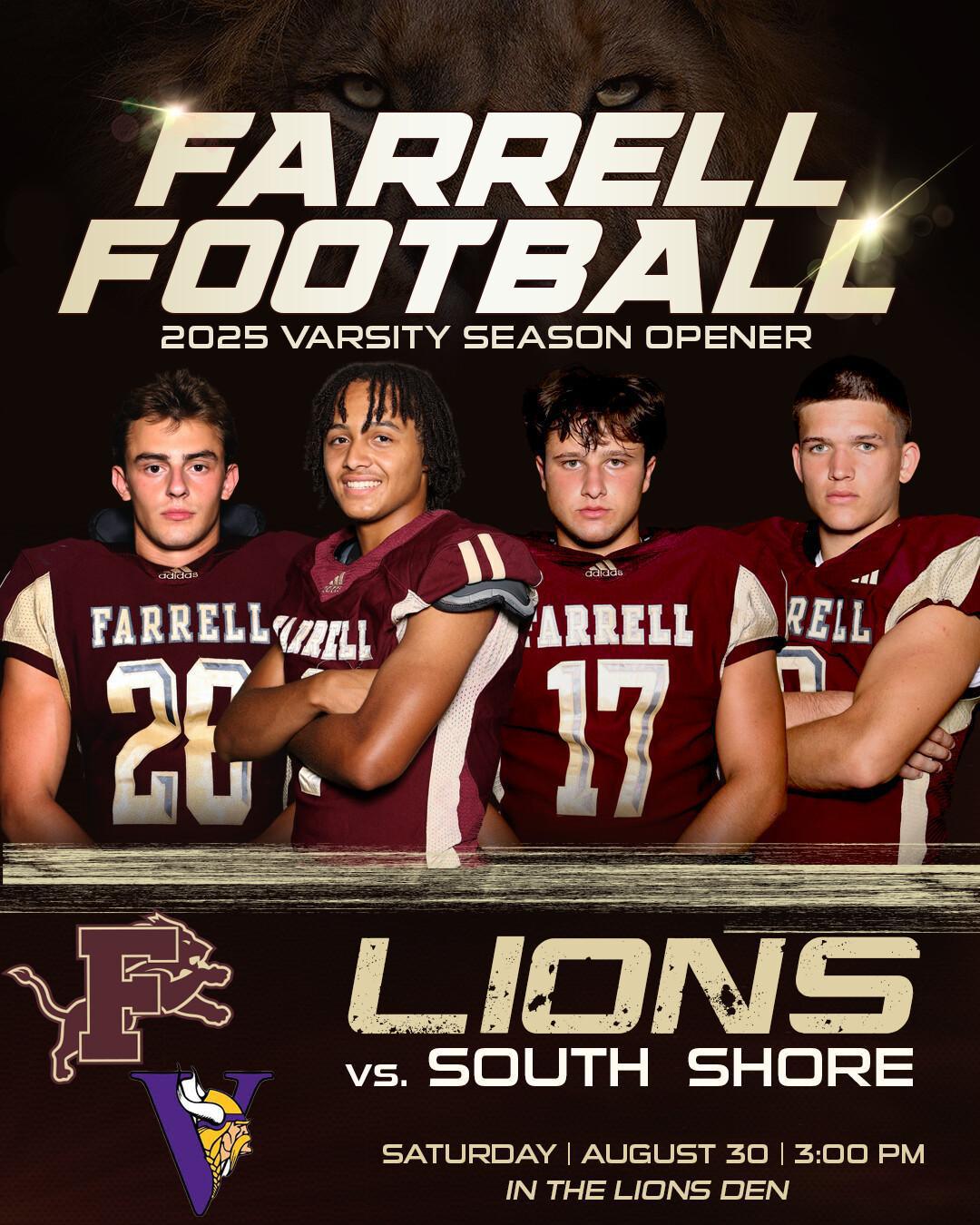 Varsity Football vs. South Shore