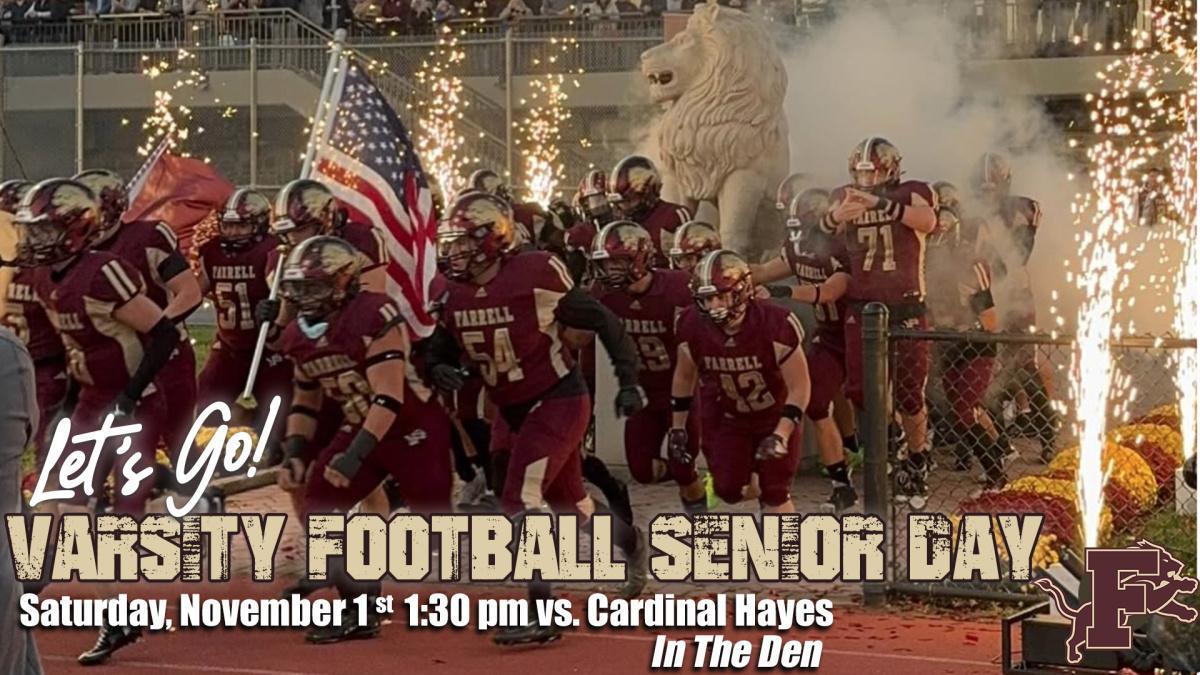 Varsity Football vs. Cardinal Hayes - Senior Day