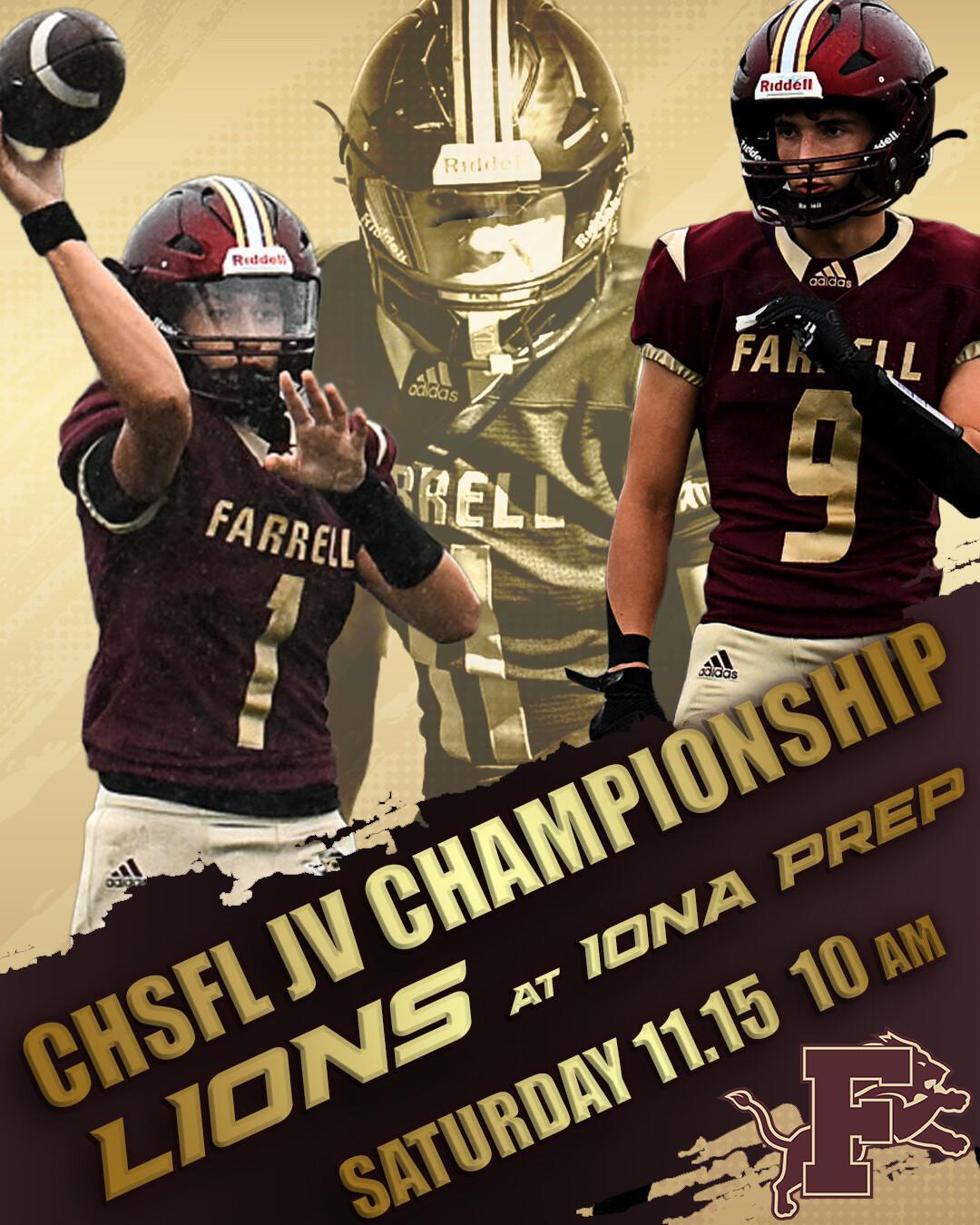 Junior Varsity Football Championship Game