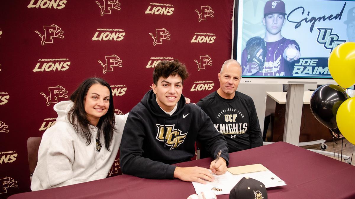 Joe Raimonda '26 Accepts Full Scholarship to UCF Joe Raimonda '26 Accepts Full Scholarship to UCF