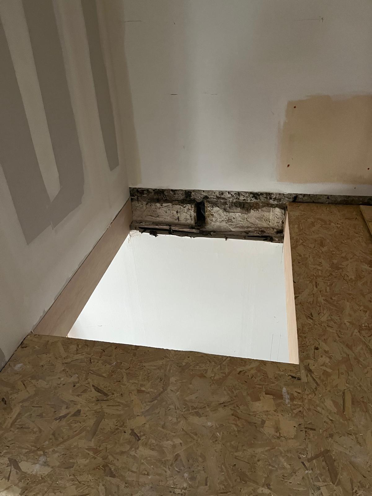 Préparation élévateur PMR 1er étage