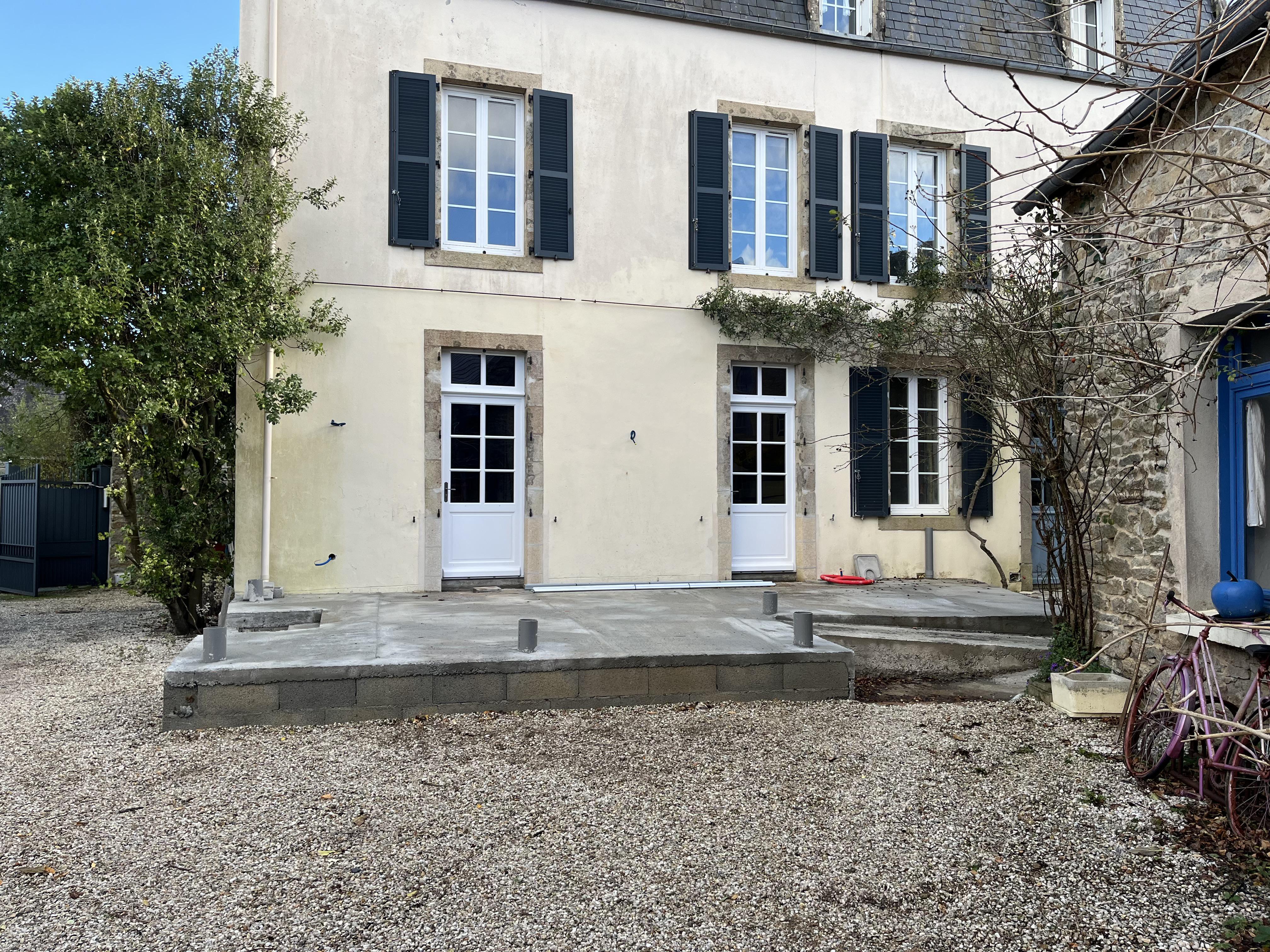 Création terrasse cour