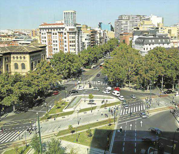 Plazas Aragón y Paraíso