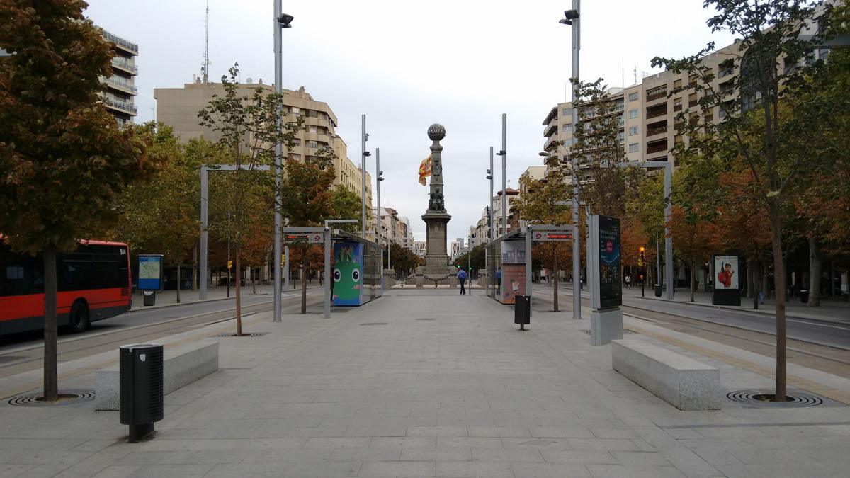 Plazas Aragón y Paraíso