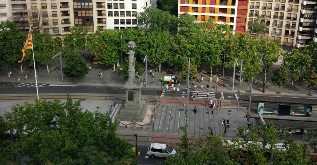 Plazas Aragón y Paraíso