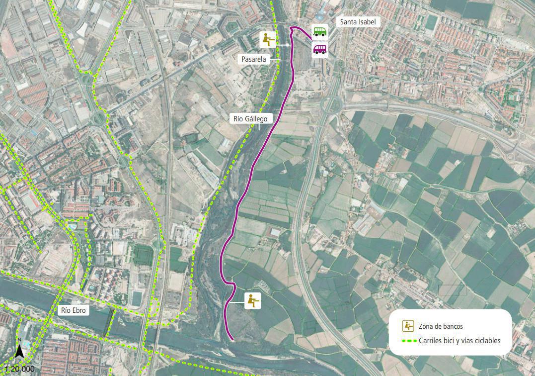 La desembocadura del Gállego La desembocadura del Gállego