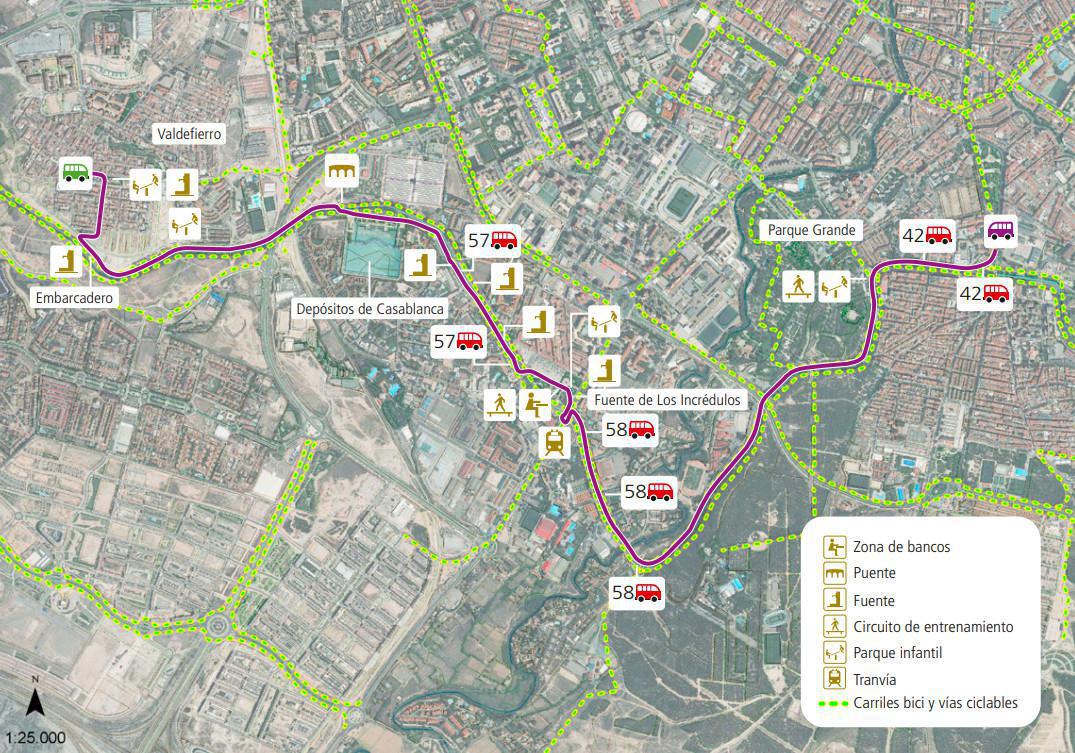 Alto canal: Valdefierro - Torrero Alto canal: Valdefierro - Torrero