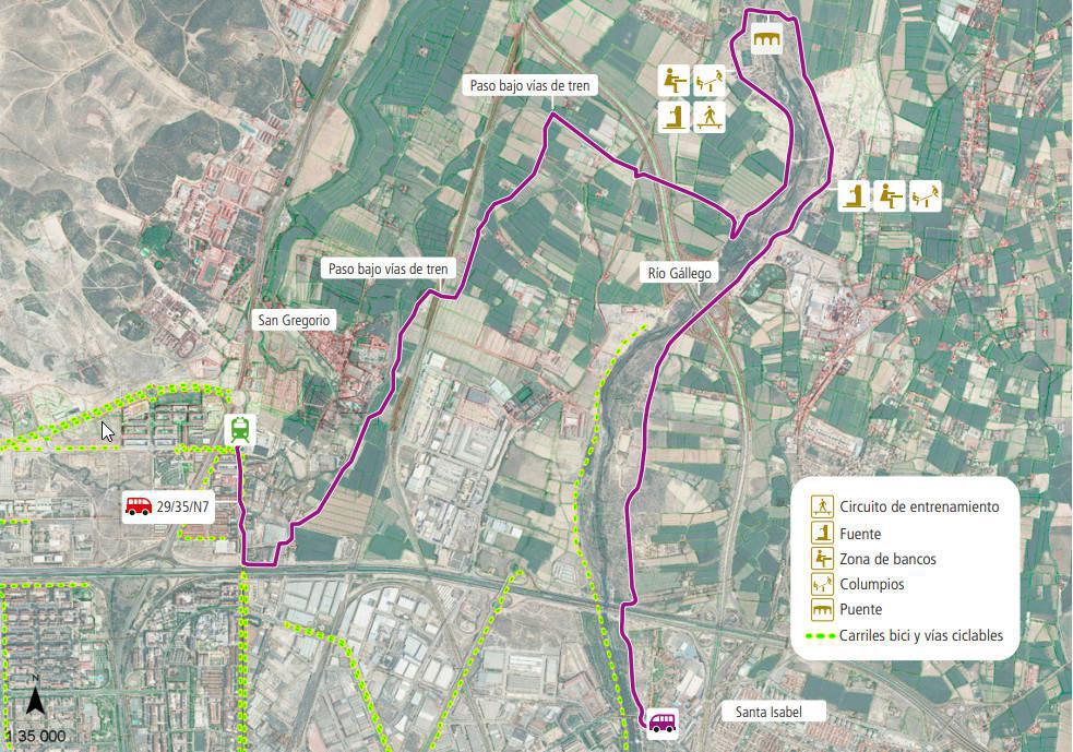 La ribera del Gállego La ribera del Gállego