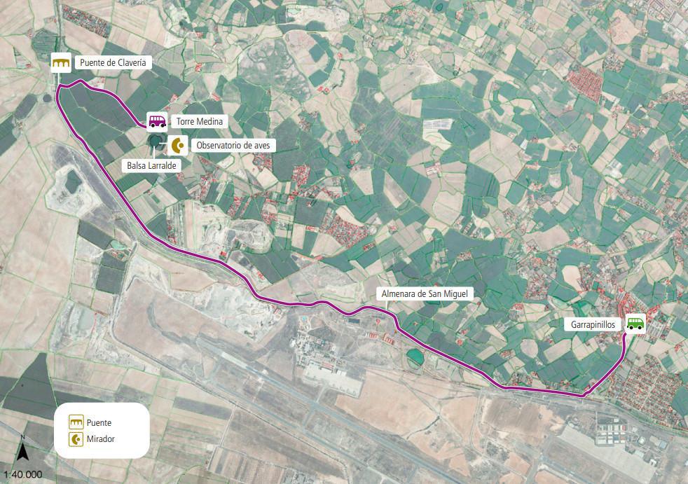 Garrapinillos - balsa de Larralde Garrapinillos - balsa de Larralde