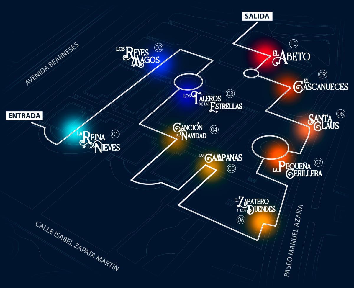 LUZIR: CUENTOS DE NAVIDAD. Rosaleda del Parque Grande José Antonio Labordeta LUZIR: CUENTOS DE NAVIDAD. Rosaleda del Parque Grande José Antonio Labordeta