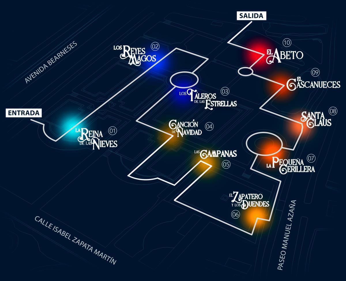 LUZIR: CUENTOS DE NAVIDAD. Rosaleda del Parque Grande José Antonio Labordeta LUZIR: CUENTOS DE NAVIDAD. Rosaleda del Parque Grande José Antonio Labordeta