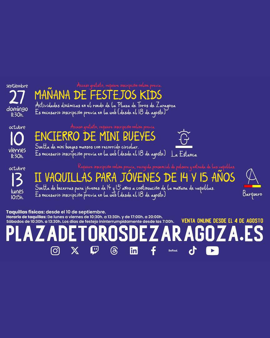 VAQUILLAS PARA JÓVENES. Plaza de Toros de La Misericordia