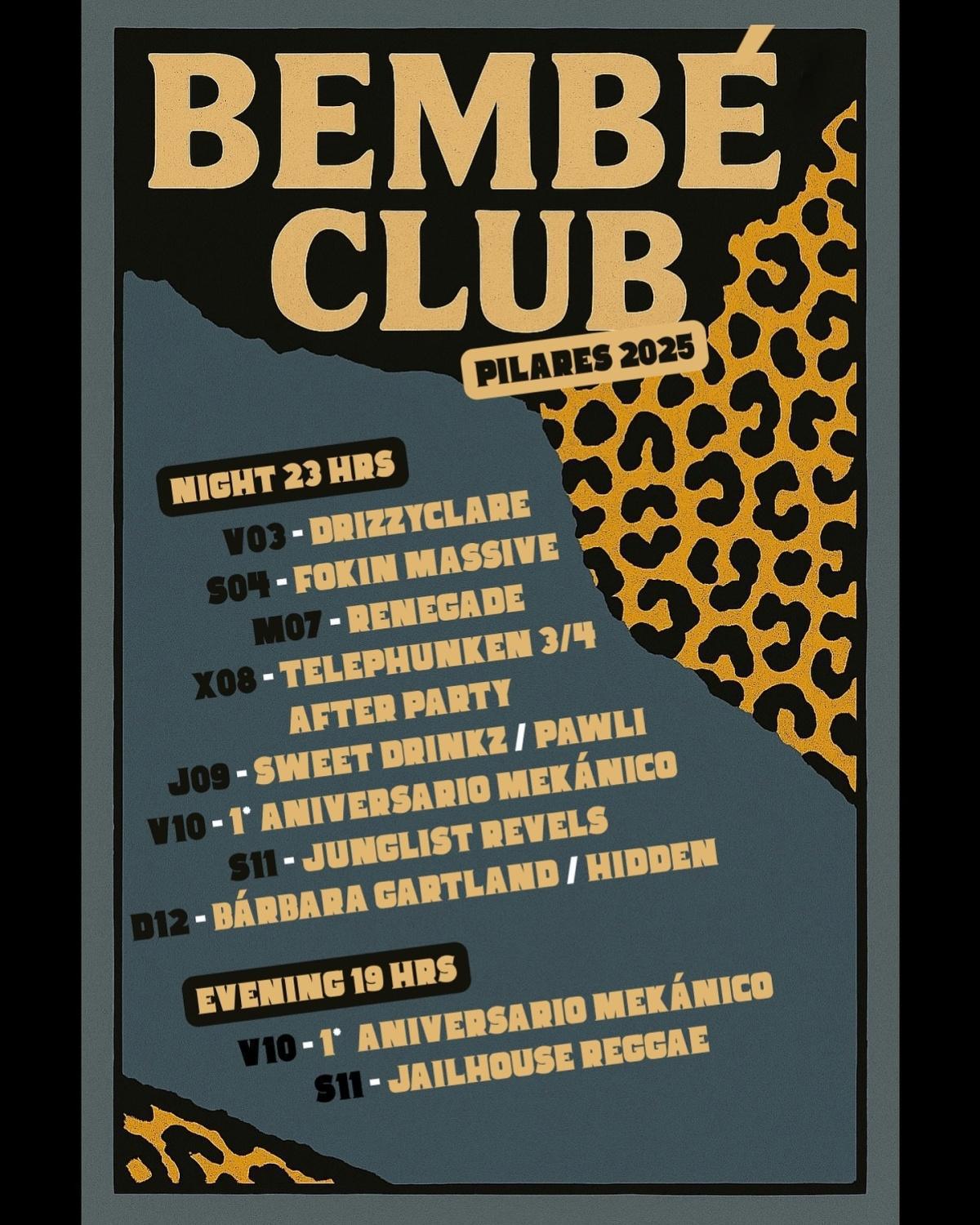 JUNGLIST REVELS. Bembé Club JUNGLIST REVELS. Bembé Club