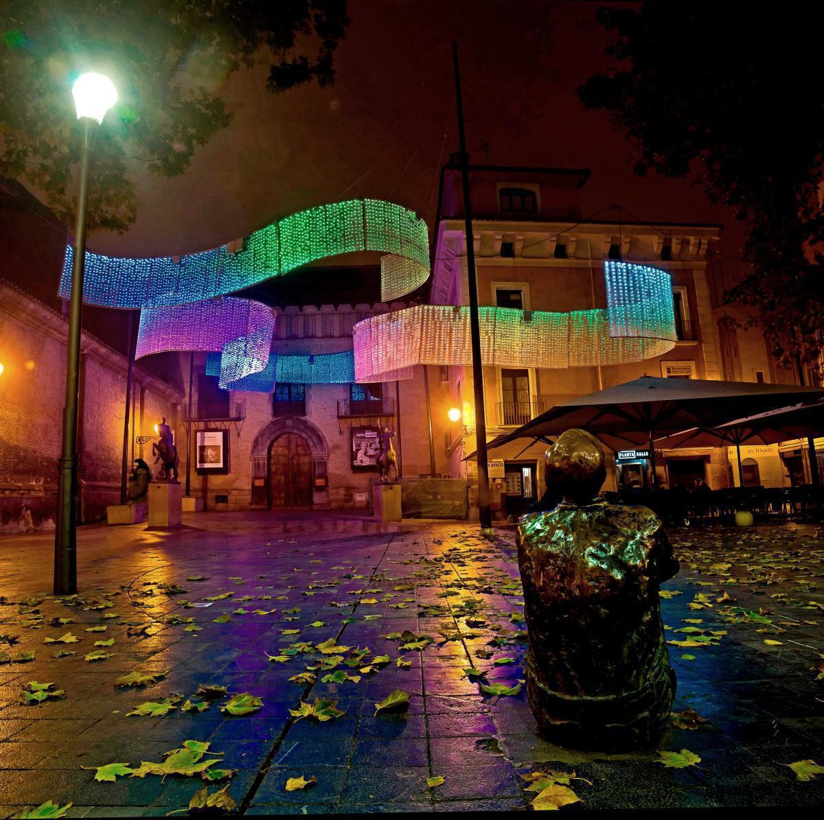 Una aurora boreal en Zaragoza